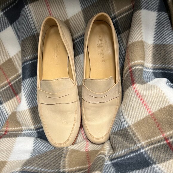 Adelante Sofía Loafer Light Tan Size 10B - Picture 2 of 5